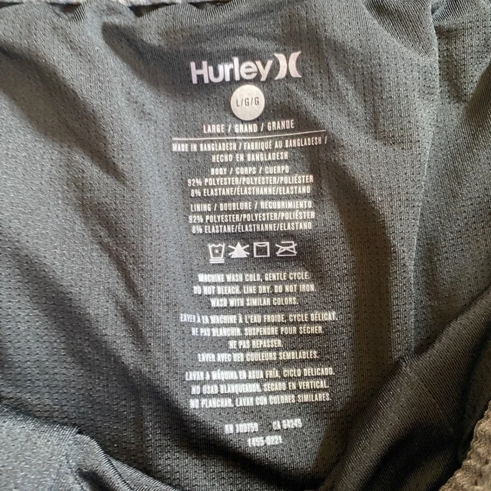 Hurley Men's L Pineapple Volley Elastic Waist‎ Blue Swim Trunks Board Shorts EUC - Picture 7 of 10